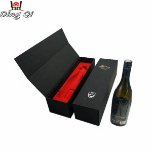 Custom wine glass cardboard wine gift box