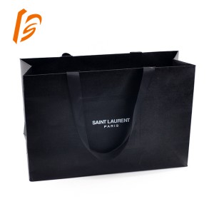 Black luxury jewlery jewellery paper bag