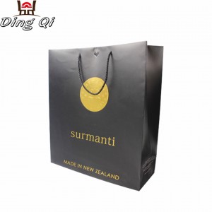 Black luxury jewlery jewellery paper bag