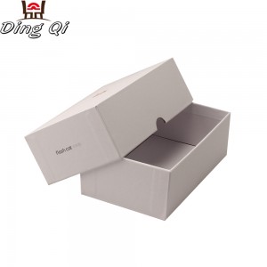 Recycled handmade lid and bottom rigid cardboard gift packaging boxes wholesale